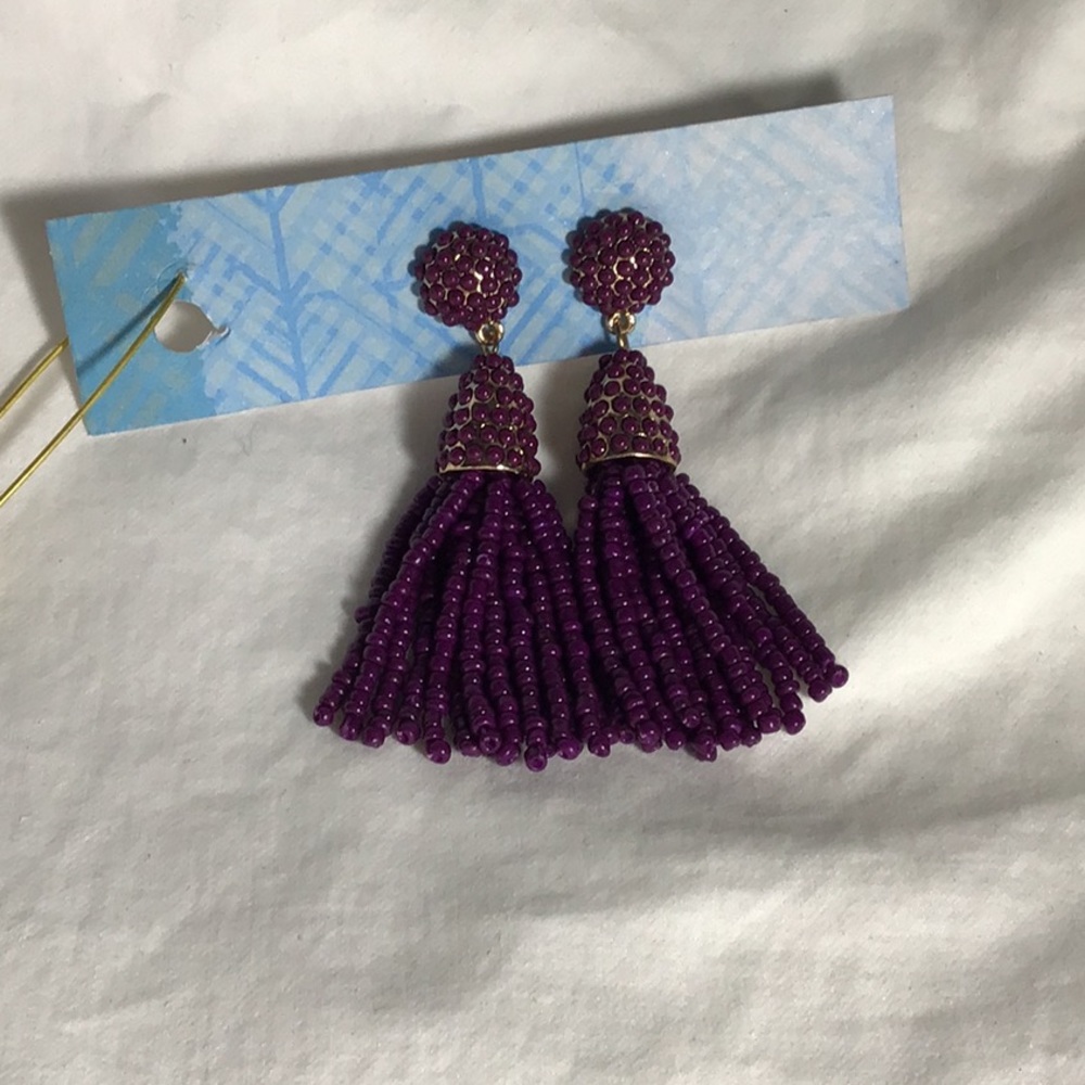 Bauble Bar Tasseled Earrings